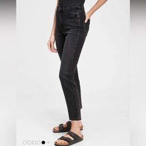 GAP VINTAGE SLIM mid rise26 black Black Skinny Jeans ankle cropped NWOT